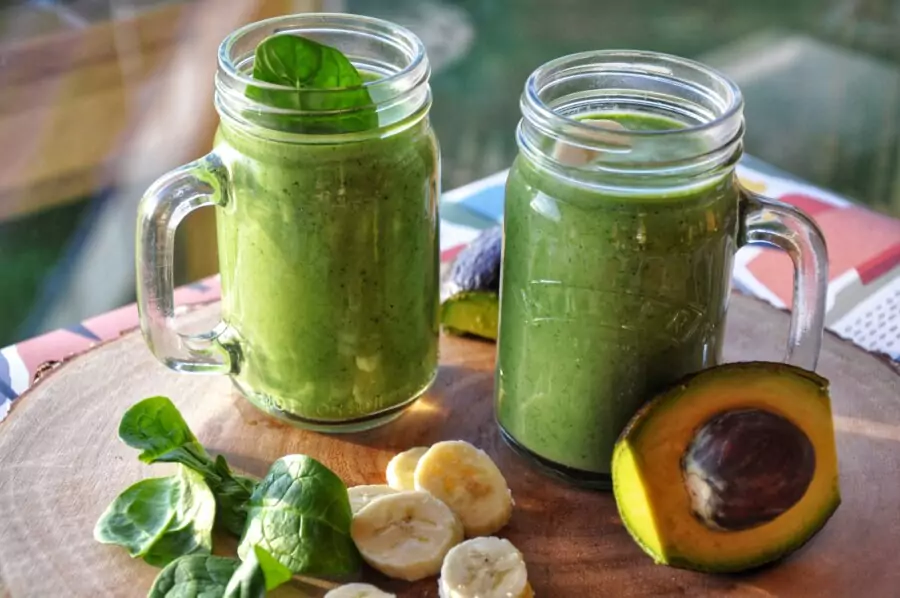 Avocado Banana Green Smoothie