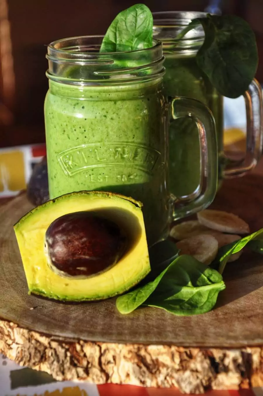 Avocado Banana Green Smoothie