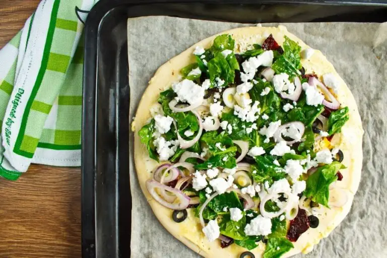 Step 6 - Spinach and Feta Pizza