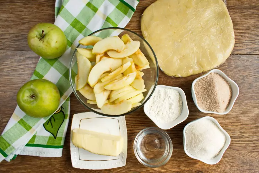 Ingredients for Apple Pie by Grandma Ople