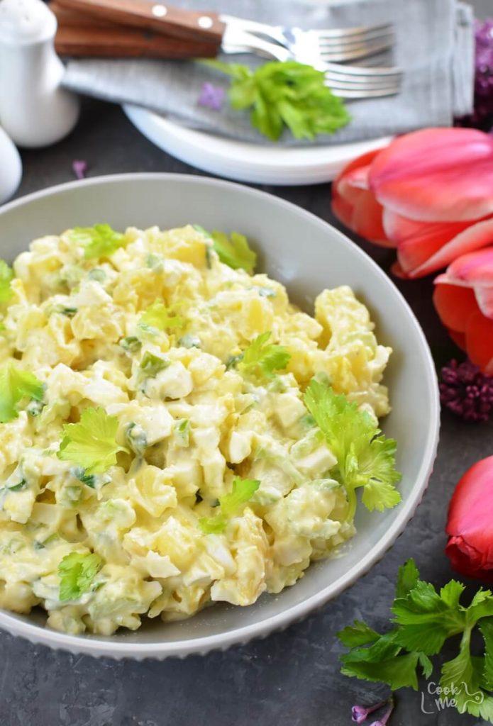 Rich, creamy potato salad