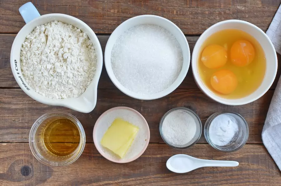 Ingredients for Anisette Toast Biscotti
