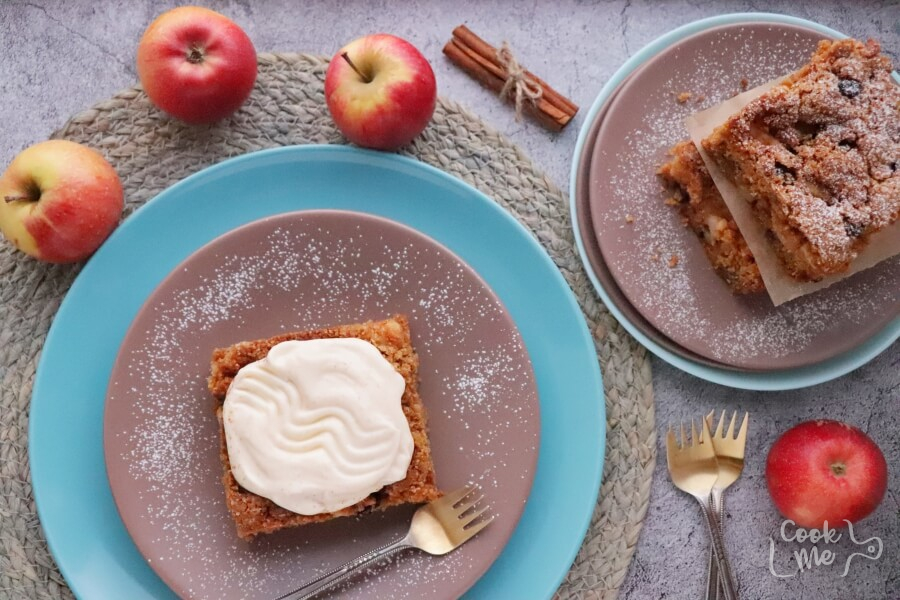 How to serve Apple Ugly Cake