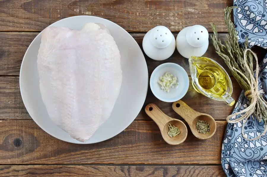 Ingredients for Keto Baked Split Chicken Breast