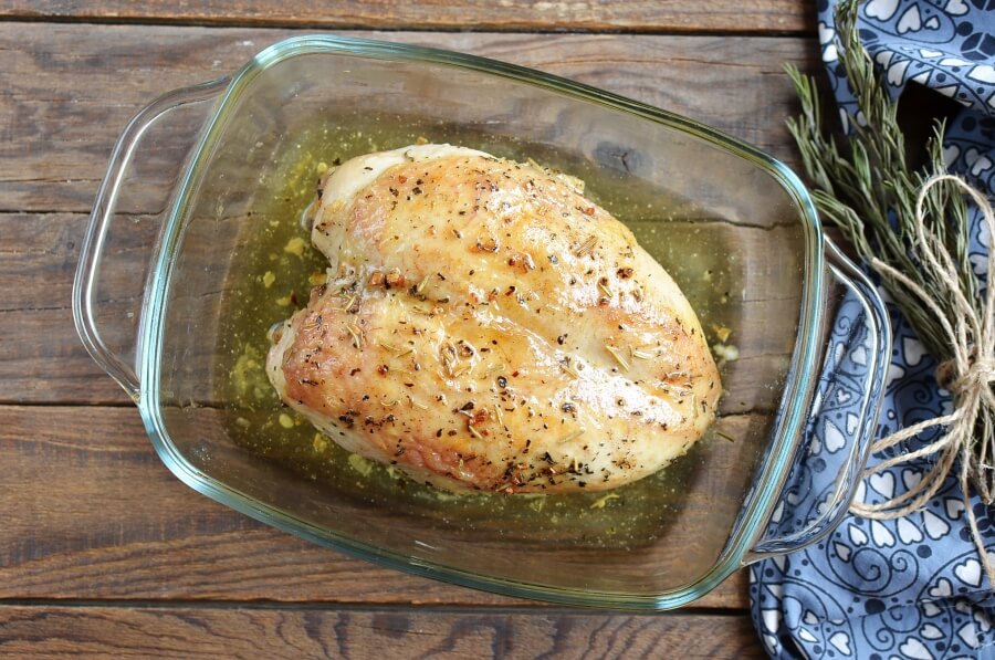 How to serve Keto Baked Split Chicken Breast