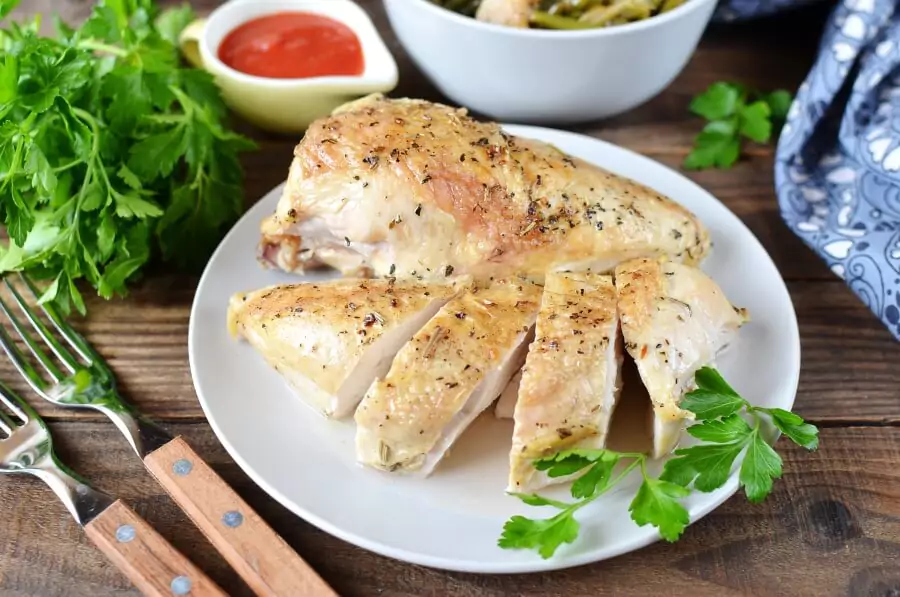 Keto Baked Split Chicken Breast