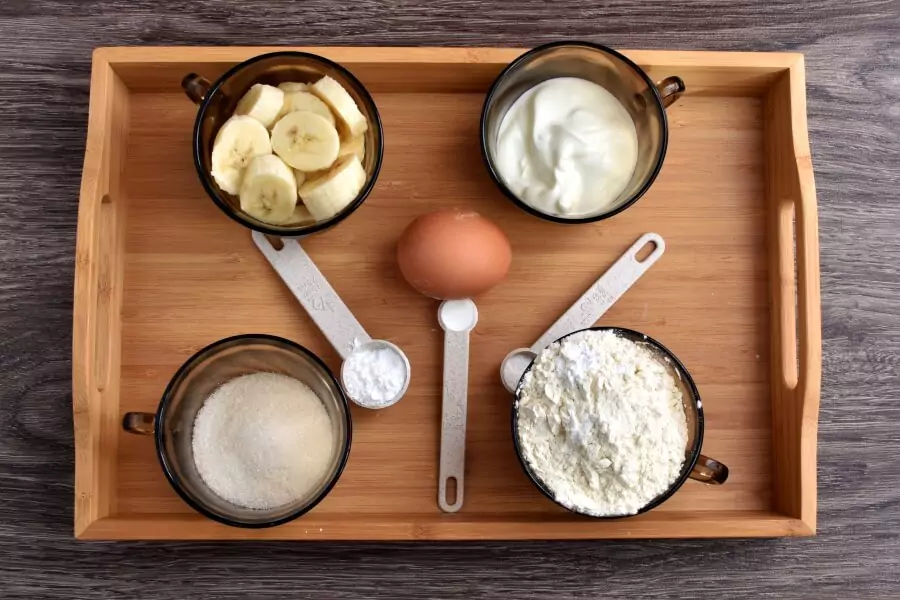 Ingredients for Easy Banana Muffins