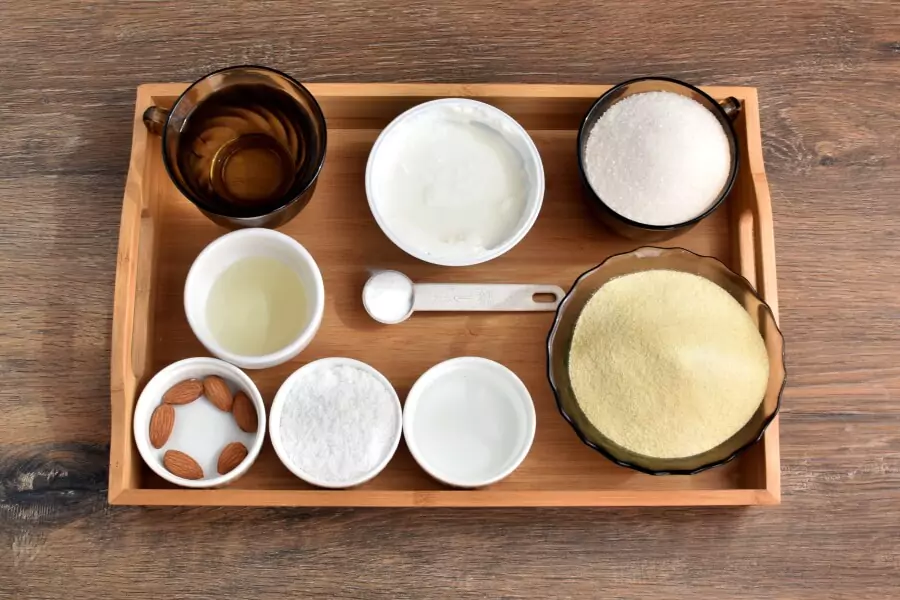 Ingredients for Basbousa