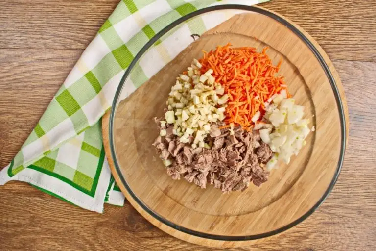 Step 1 - Beef Salad Sandwich Filling