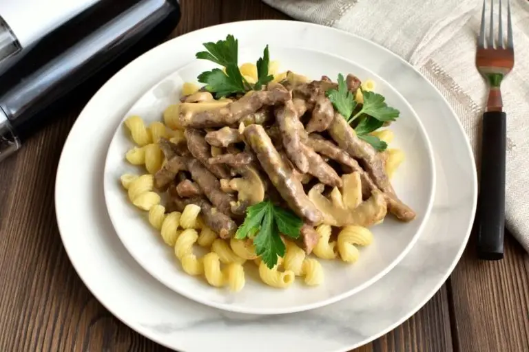 Step 9 - Beef Stroganoff