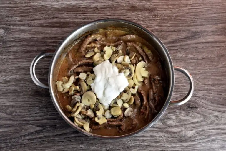 Step 8 - Beef Stroganoff