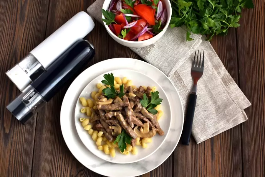 Beef Stroganoff