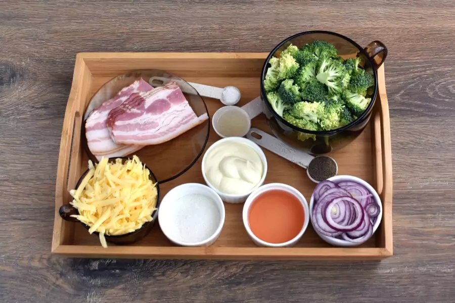 Ingredients for Bodacious Broccoli Salad