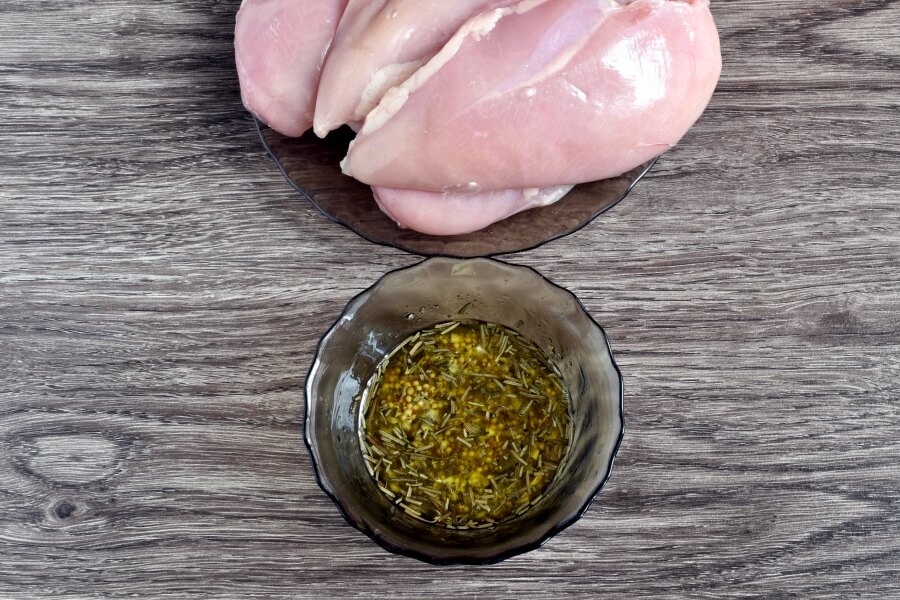 Broiled Chicken with Rosemary and Garlic recipe - step 1