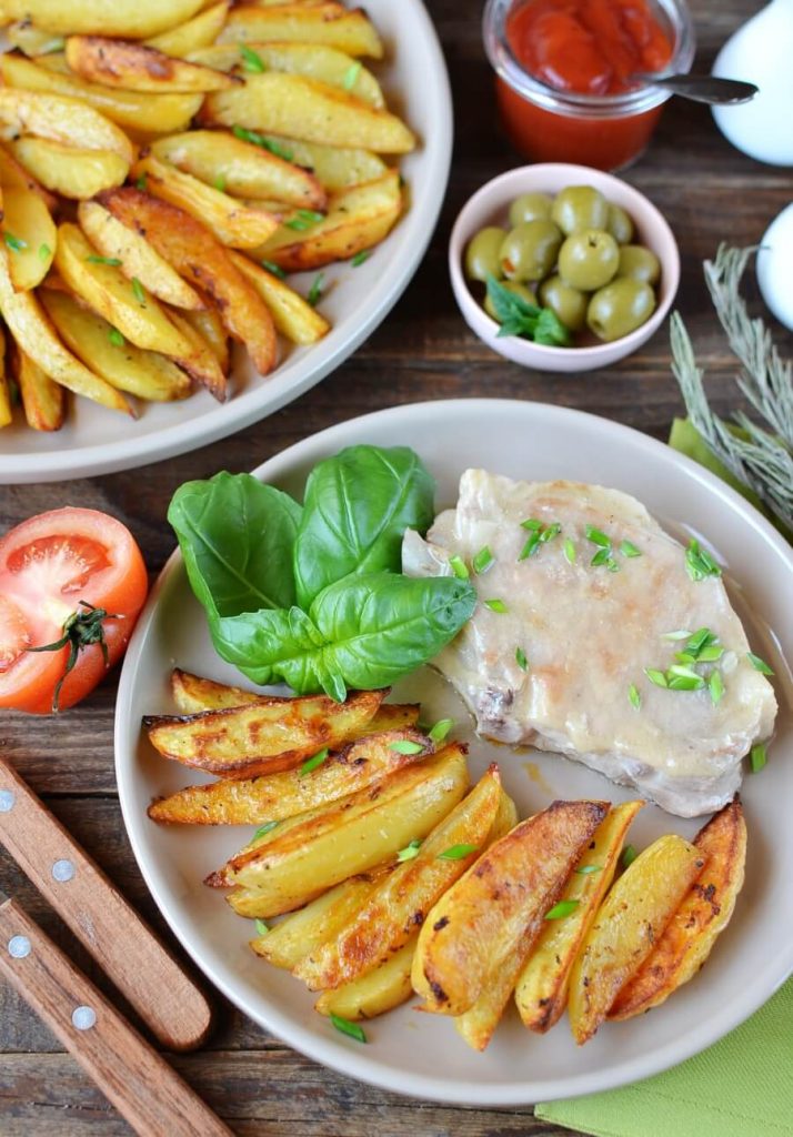Perfect, healthy baked French fries