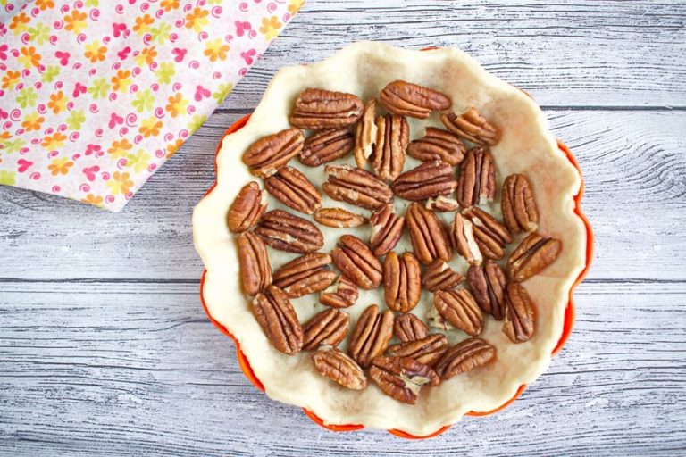 Step 1 - Caramel Turtle Pie