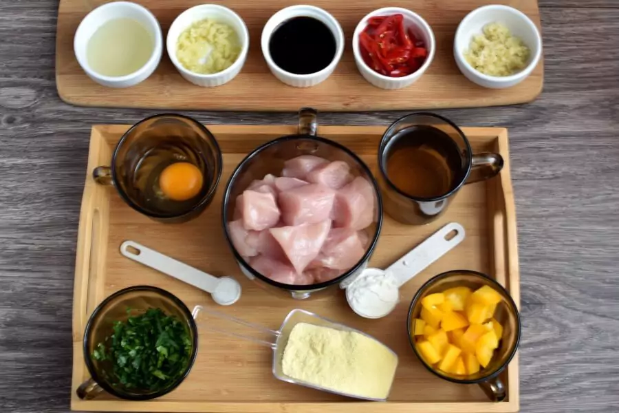 Ingredients for Easy Chicken Manchurian