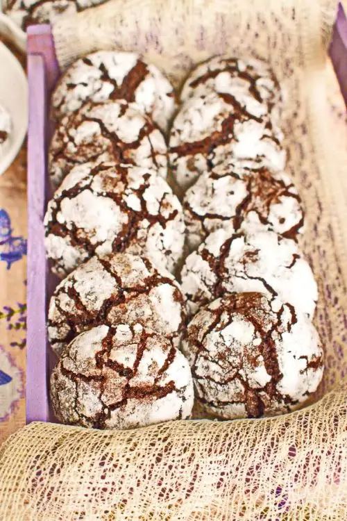 Easy Chocolate Crinkles