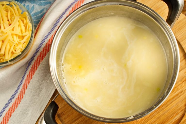Step 4 - Creamy Cheddar Cheese Soup