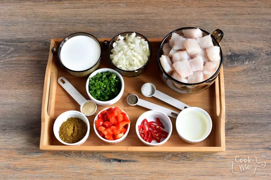 Ingredients for Curry Fish Stew