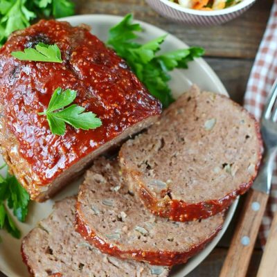 Easy Meatloaf-The Best Meatloaf-Simple Meatloaf