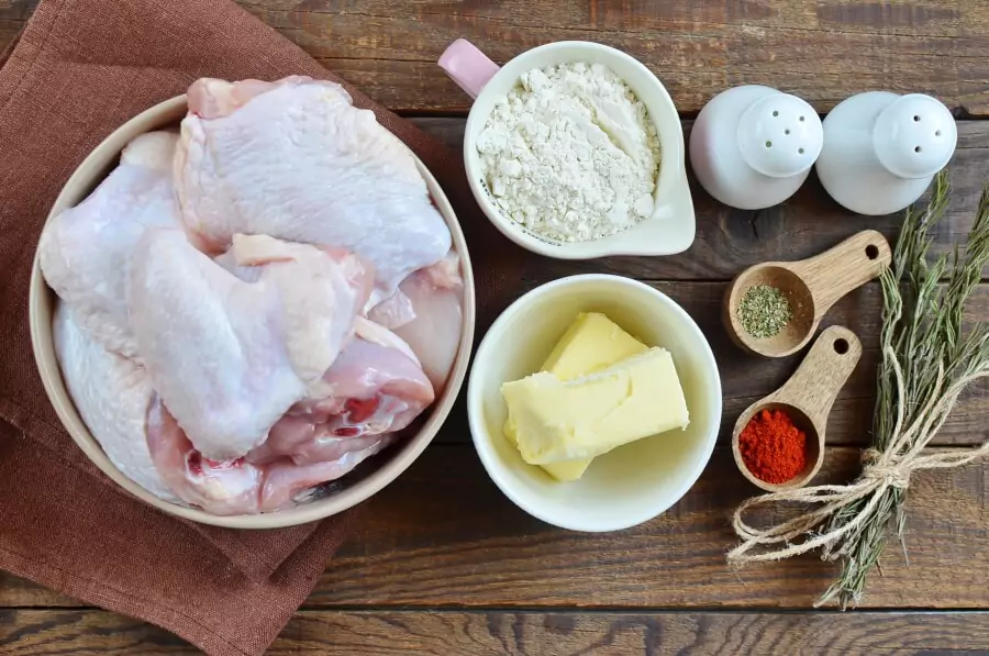 Ingredients for Easy Shake and Bake Chicken