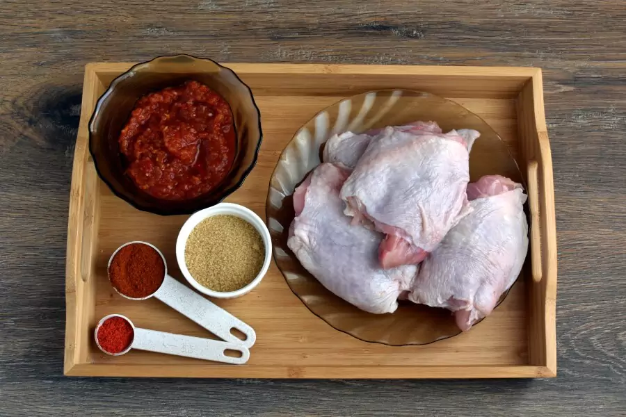 Ingredients for Easy Spicy Mexican-American Chicken