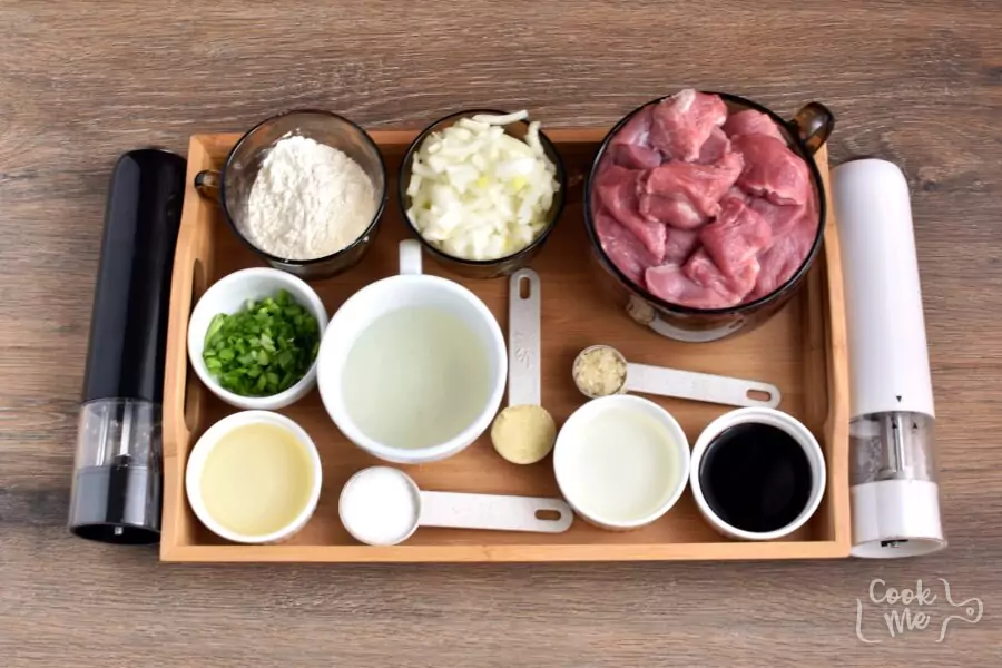 Ingredients for Ginger Pork