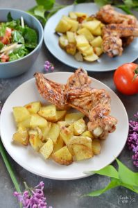 Grilled Potatoes and Onion
