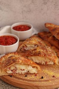 Ham and Cheese Calzones