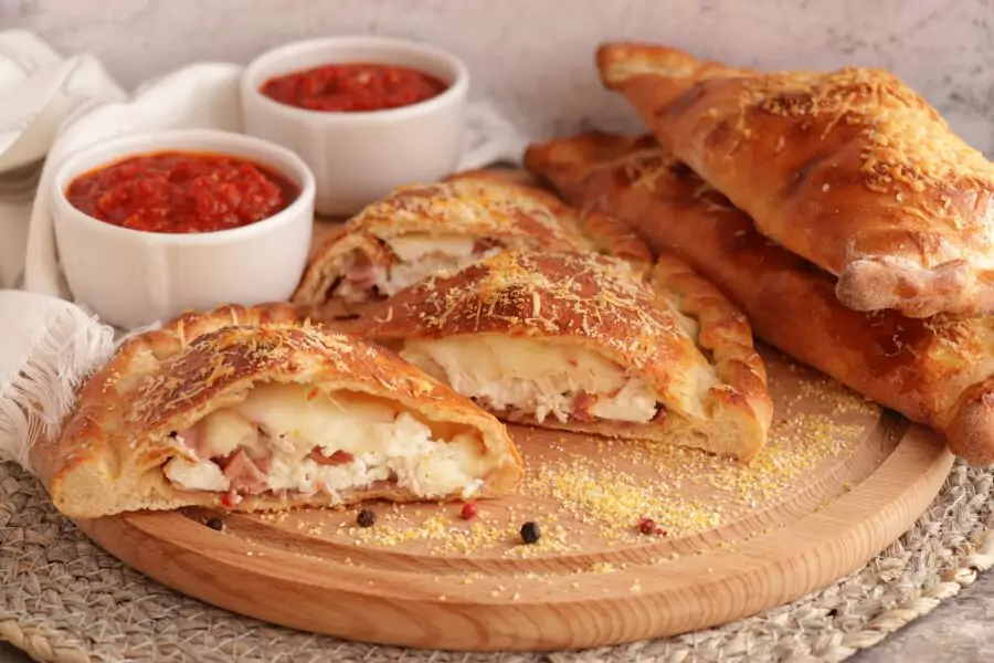 Ham and Cheese Calzones
