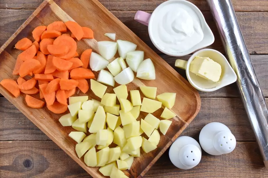 Ingredients for Easy Hobo Potatoes