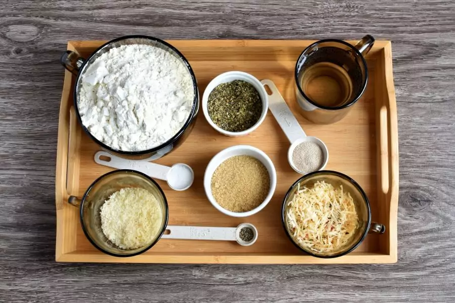Ingredients for Italian Cheese Bread