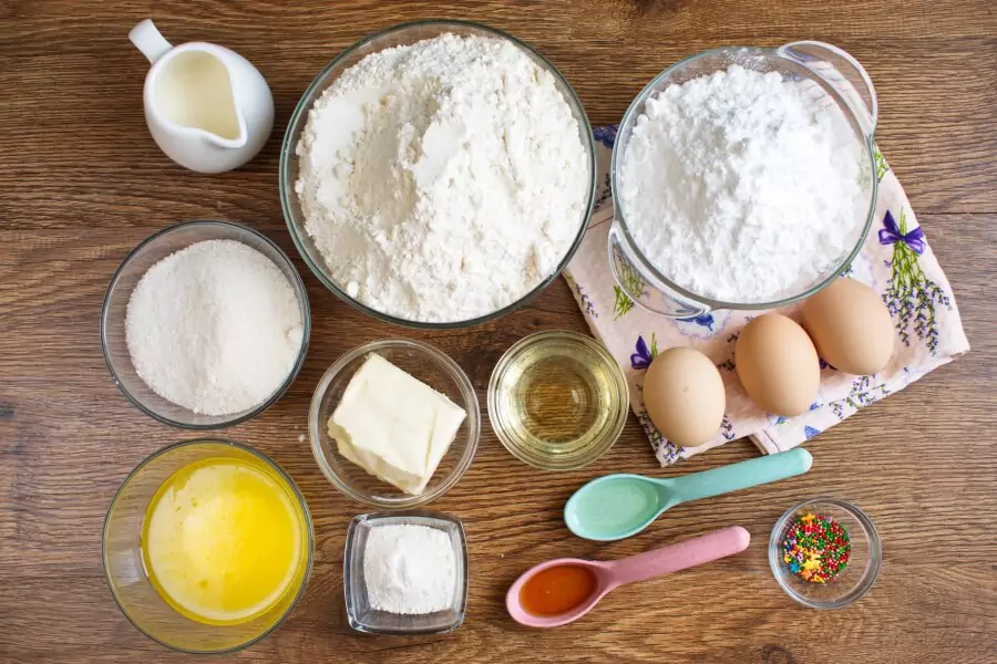Ingredients for Italian Easter Cookies