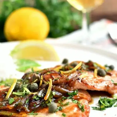 Lemony Pork Piccata Recipe-Homemade Lemony Pork Piccata- Delicious Lemony Pork Piccata