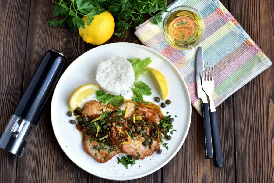Lemony Pork Piccata