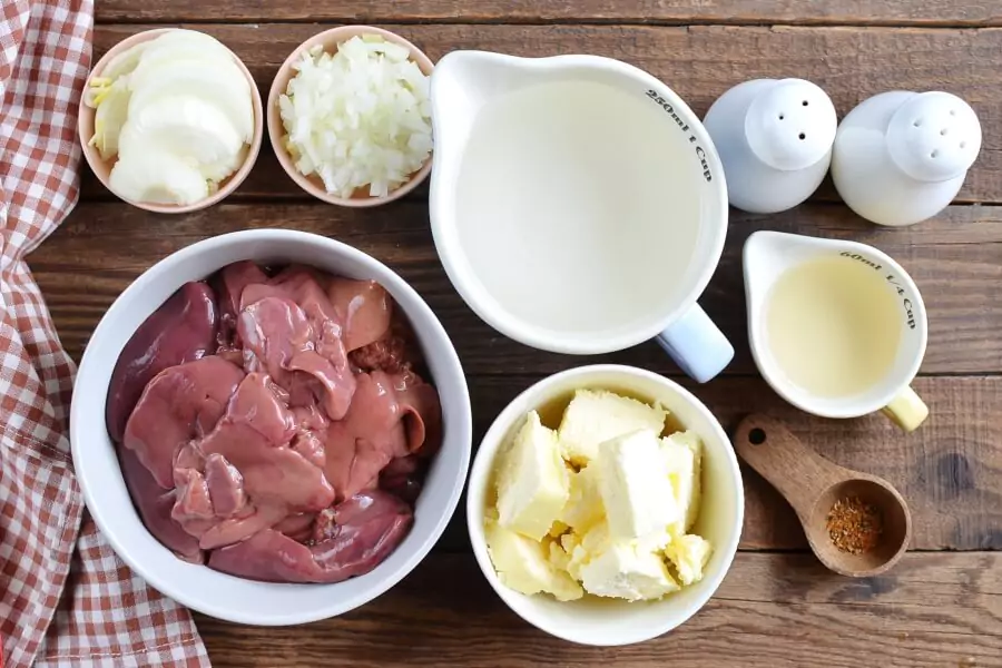 Ingredients for Easy Keto Liver Paté