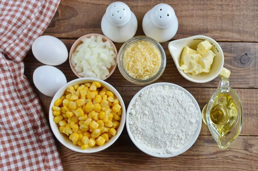 Ingredients for Mema’s Corn Fritters