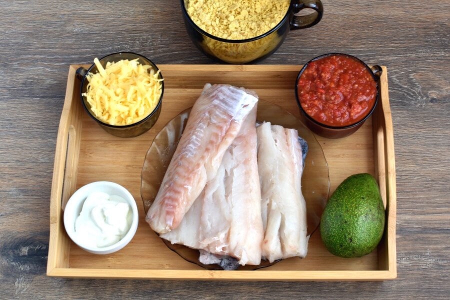 Ingridiens for Mexican Baked Fish