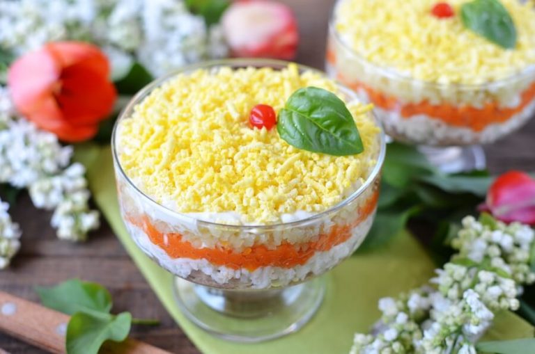 Step 10 - Mimosa Salad