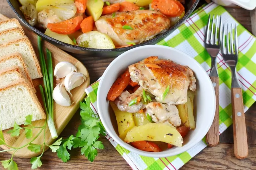 Mom’s Chicken En Cocotte