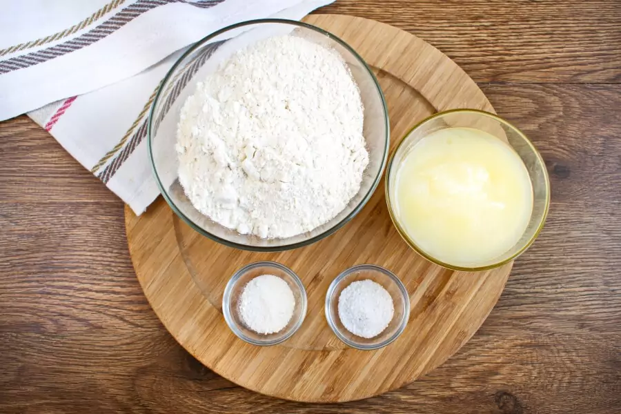 Ingredients for Pie Crust Mix