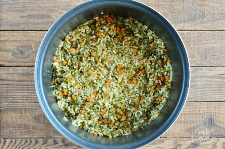 Step 6 - Quick and Easy Spinach Rice (Palak Rice)
