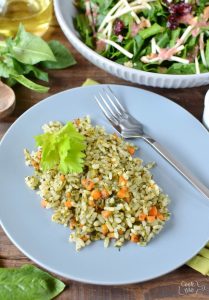 Quick and Easy Spinach Rice (Palak Rice)