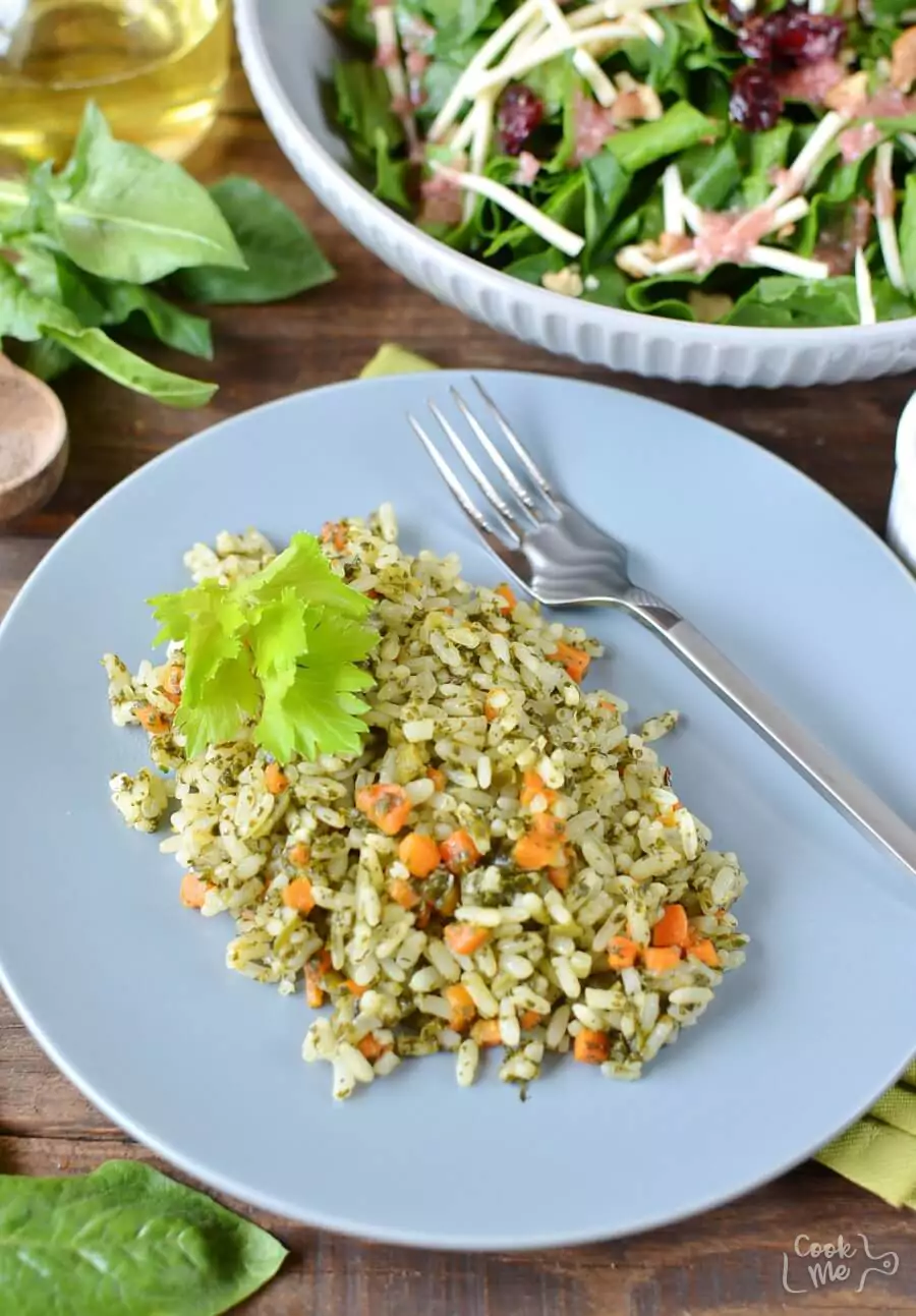 Quick and Easy Spinach Rice (Palak Rice)