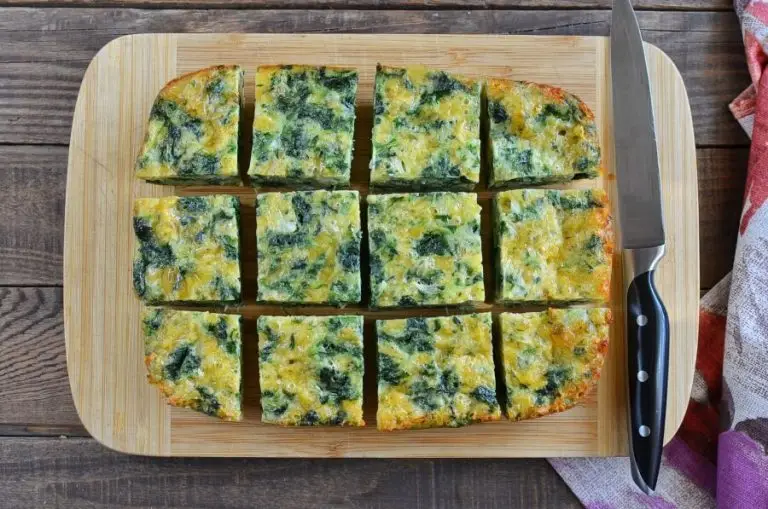 Step 6 - Spinach Cheese Squares