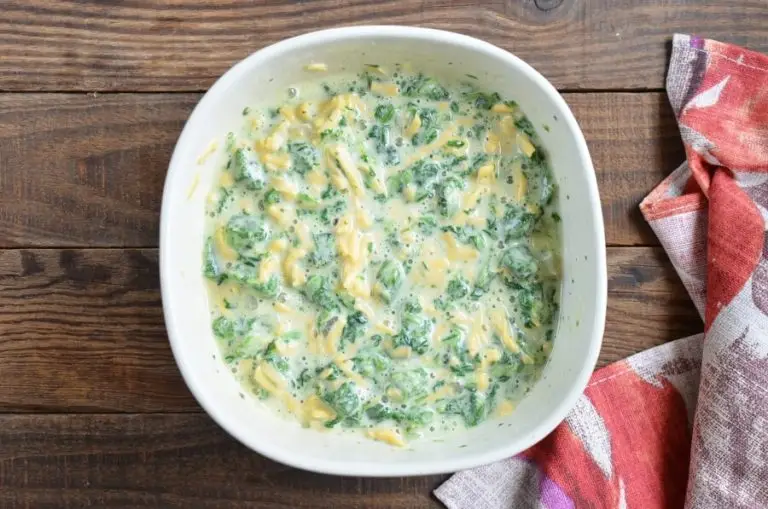 Step 4 - Spinach Cheese Squares