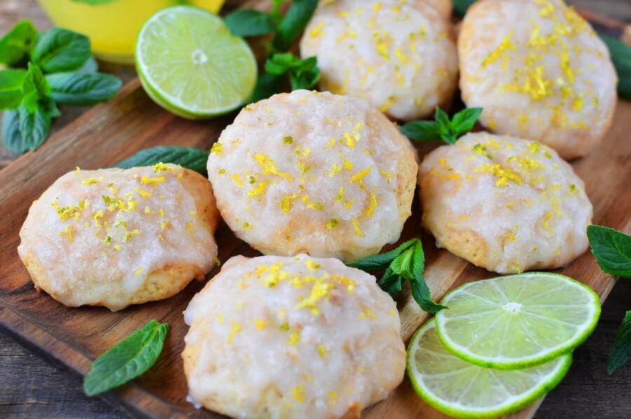 Spring Lime Tea Cookies-Spring Lime Tea Cookies Recipe-How To Make Spring Lime Tea Cookies