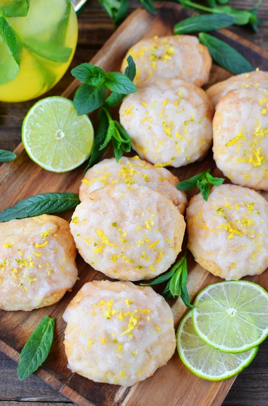 Spring Lime Tea Cookies
