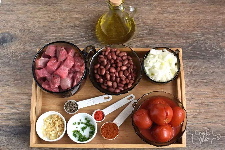Ingredients for Steak Chili